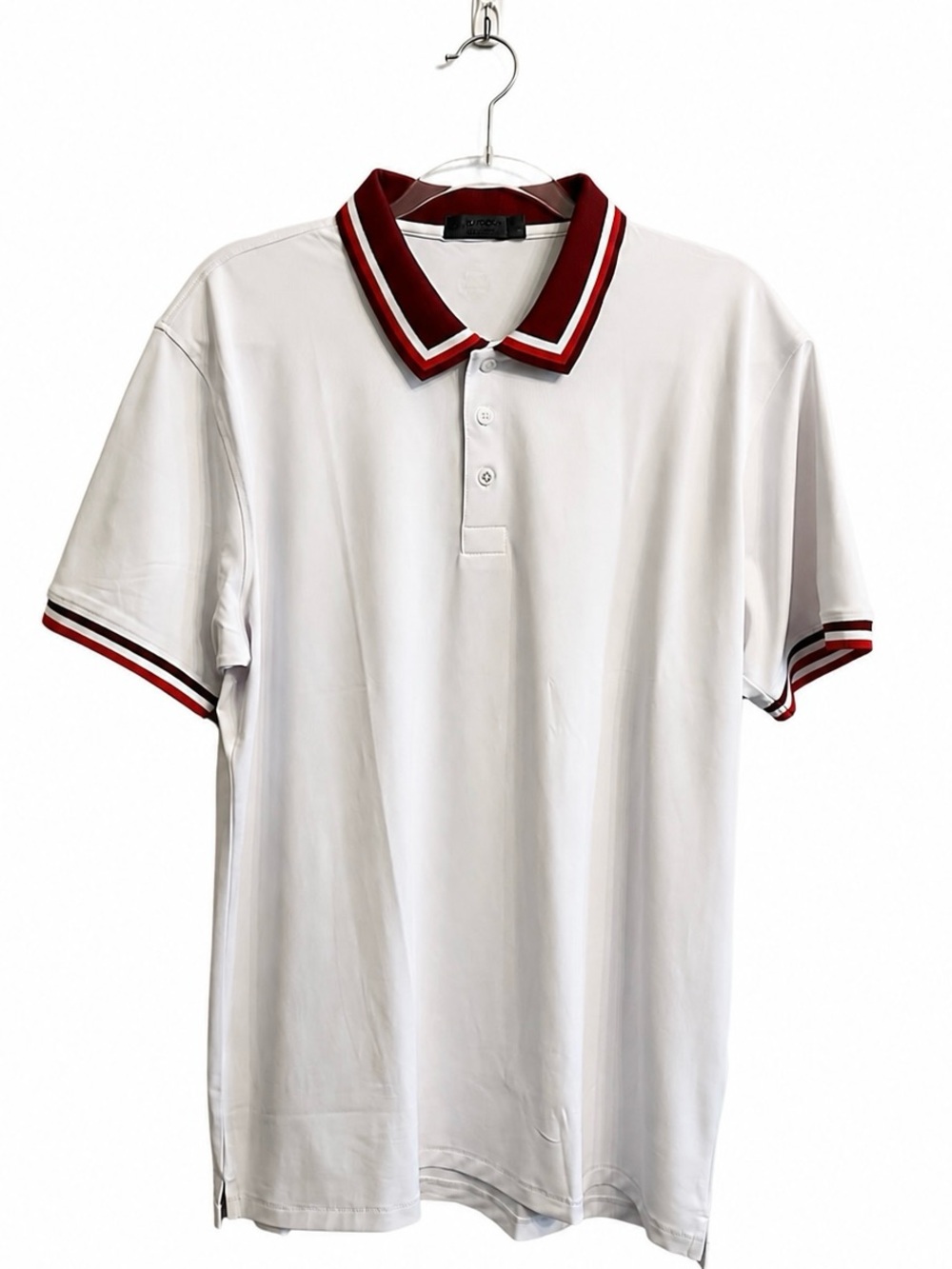 G/FORE White Performance Pique Polo